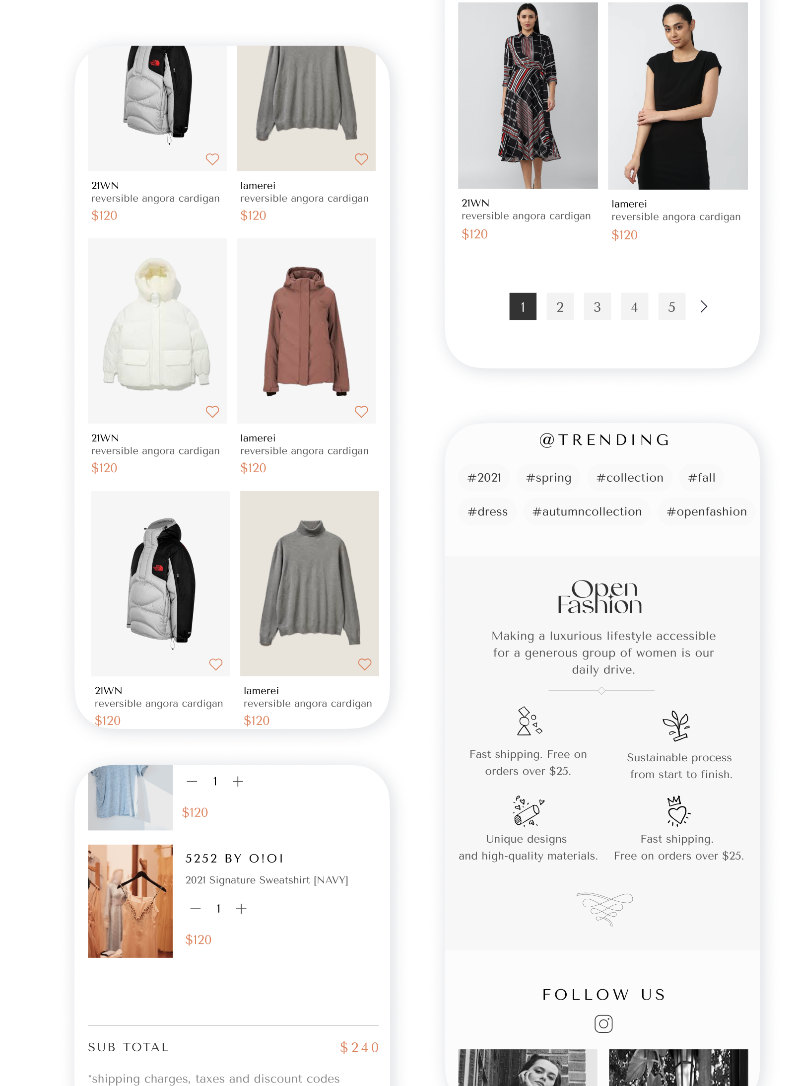 eCommerce App Mockup