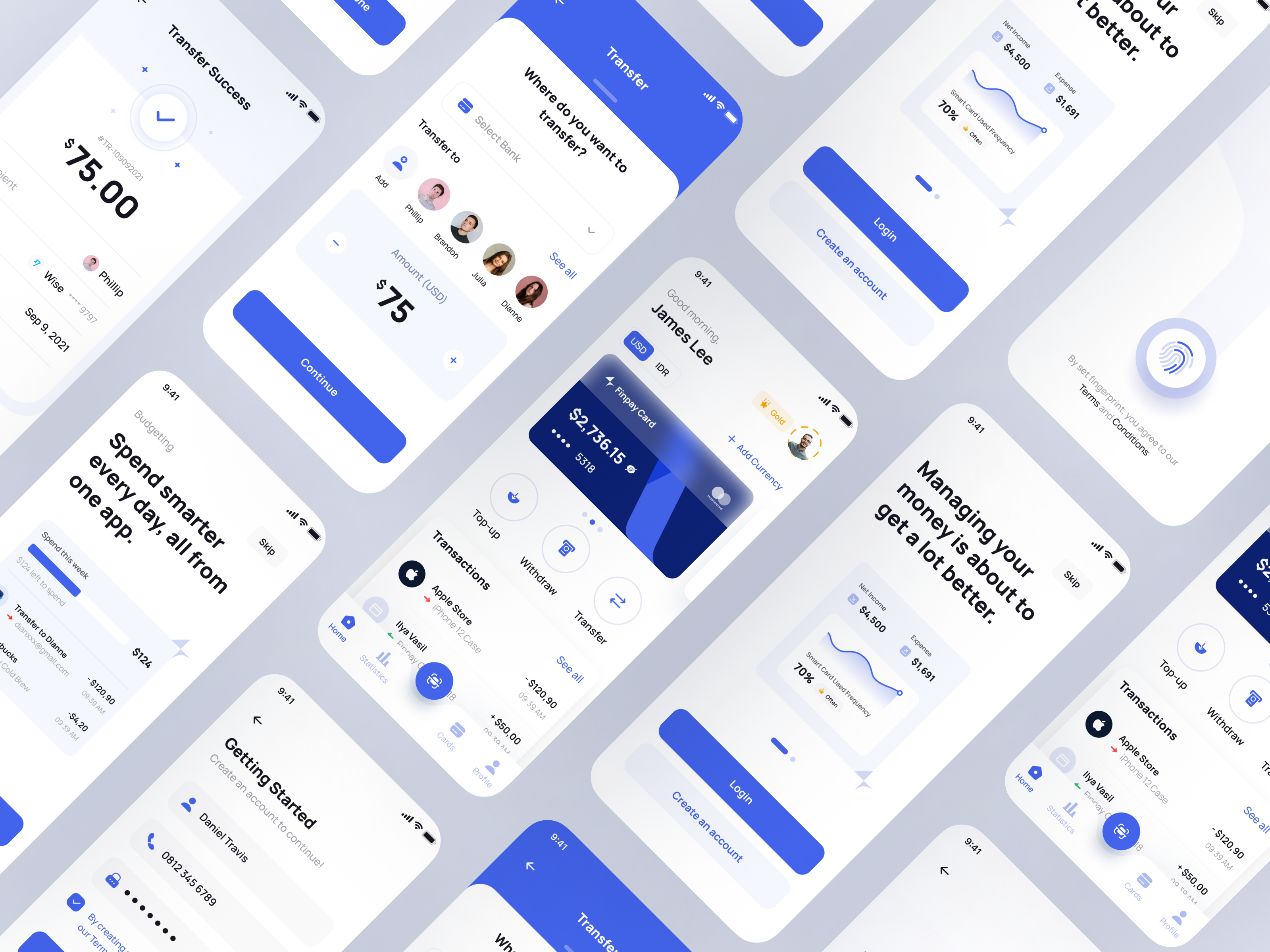 Device app mockups