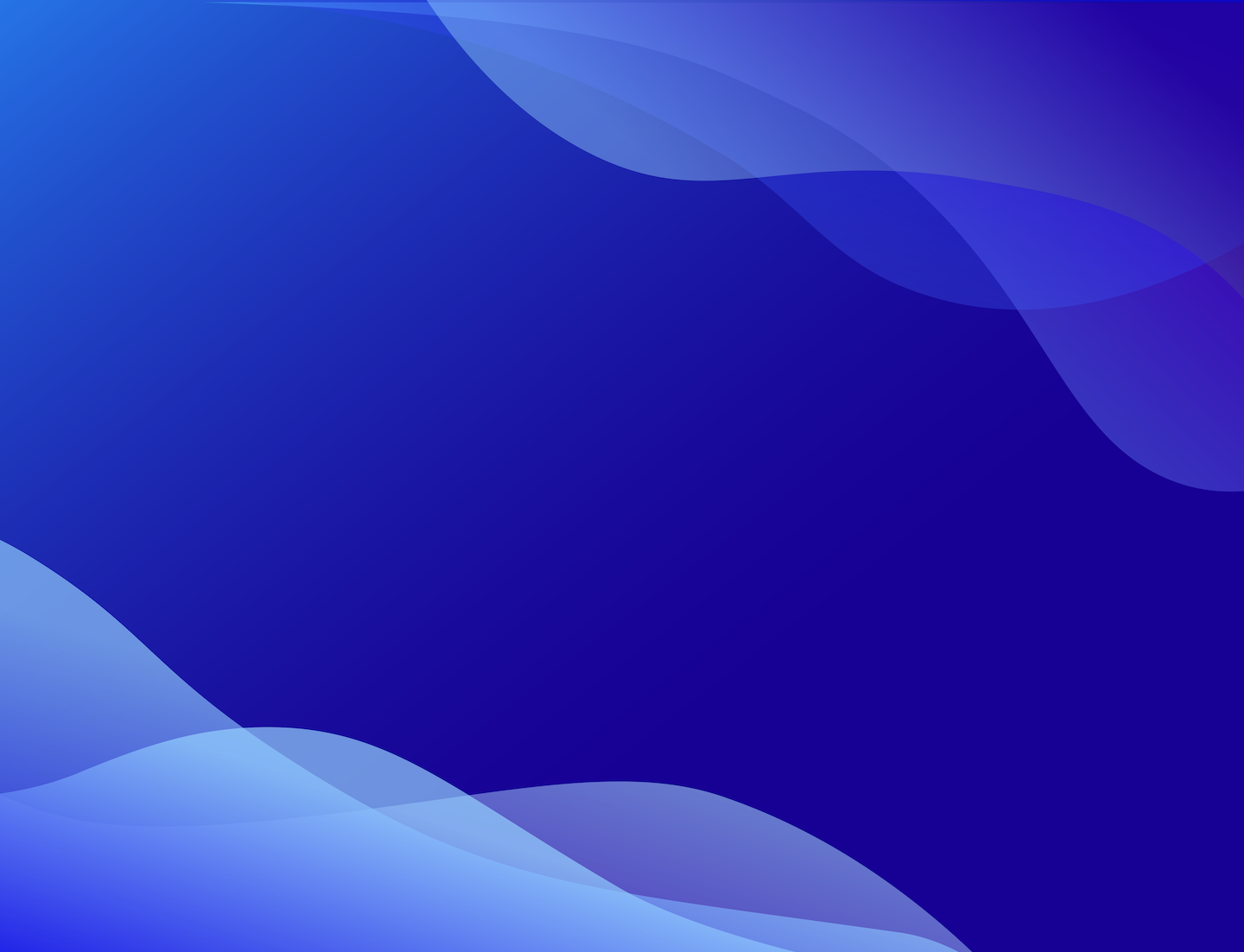 Abstract blue wave graphic.